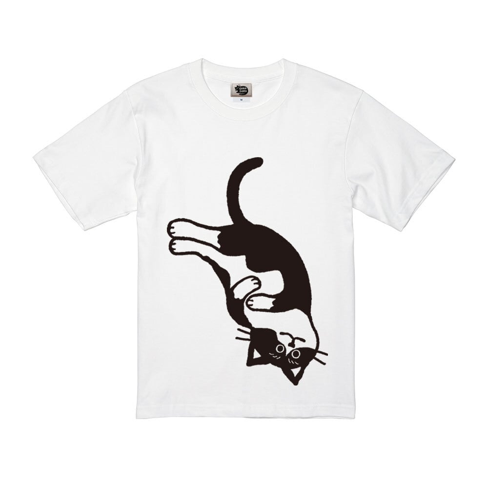 CHOPOVA LOWENA猫柄 プリント 半袖 Tシャツ ホワイト/ブラック CHOPOVA LOWENA/チョポヴァ・ロウェナ】 Cat Short Sl Mesh Top（T