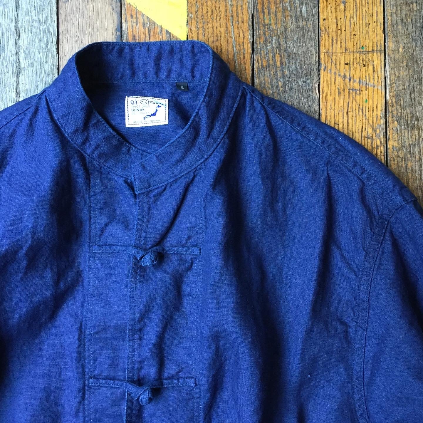 orslow カンフージャケット ORSLOW ,KUNG FU JACKET.DENIM ONEWASH. | andPheb Staff Blog
