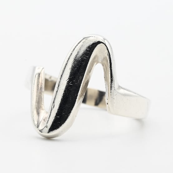 Sophisticated Up-down Design Ring #14.5 / Mexico