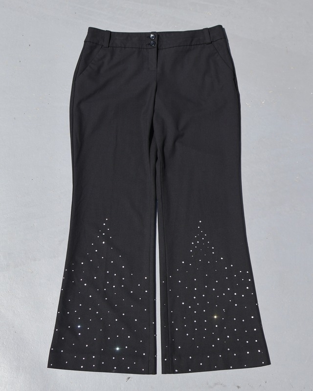 GALAXY wide straight slacks 009