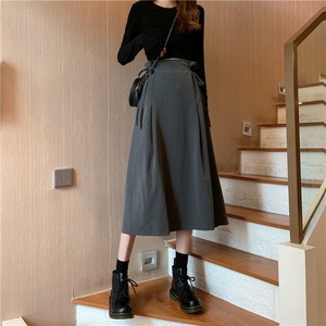 スカート ボトムス 膝下 ミモレ ミモレ丈 ロング ロング丈 細身 Aライン ウエストマーク ウエストリボン かわいい 大人可愛い 大人 上品 おしゃれ お洒落 大人可愛い 大人女子 ラブリー キュート ガーリー 無地 春 夏 秋 冬 オールシーズン 20代 30代 40代 レディース 女性用  ビジネス OL 通勤 学生 通学 デート お出かけ 女子会 休日 S M L XL 黒 ブラック 灰色 グレー