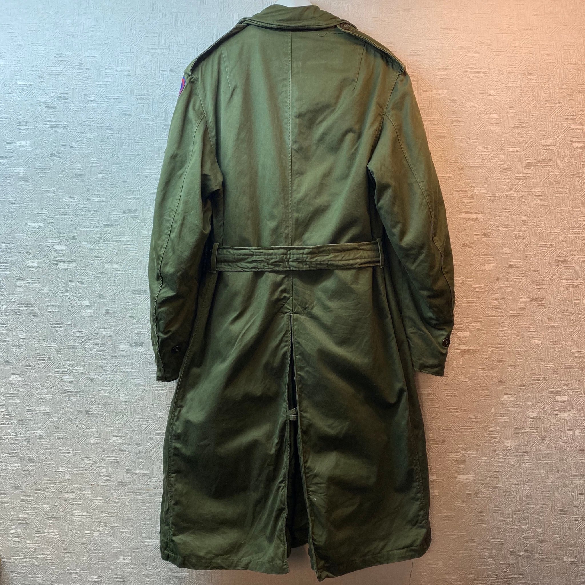 【希少】80s ARMY COAT ミリタリーコート A/W m54 sizeL