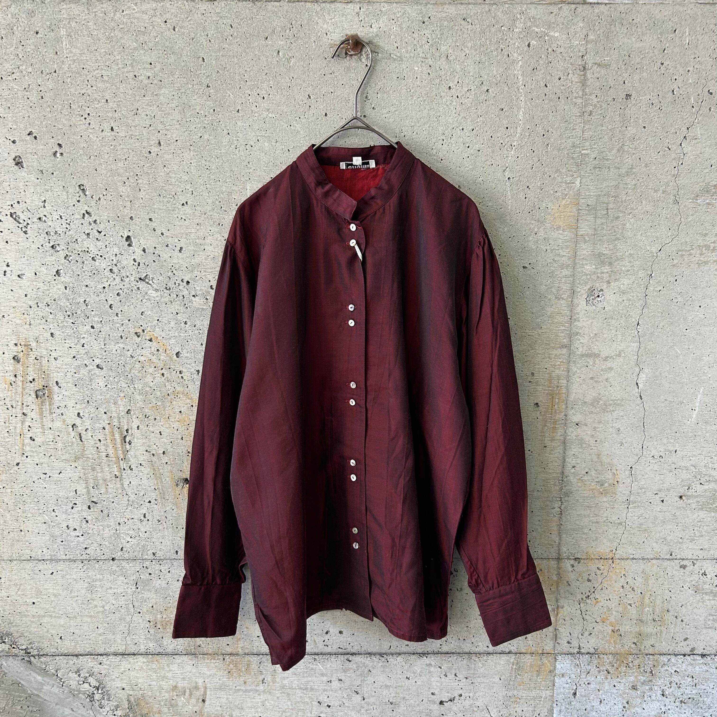 burgundy blouse