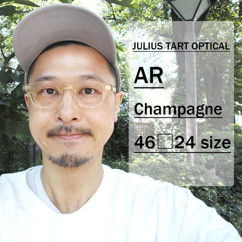 JULIUS TART OPTICAL アーネル クリアフレーム-