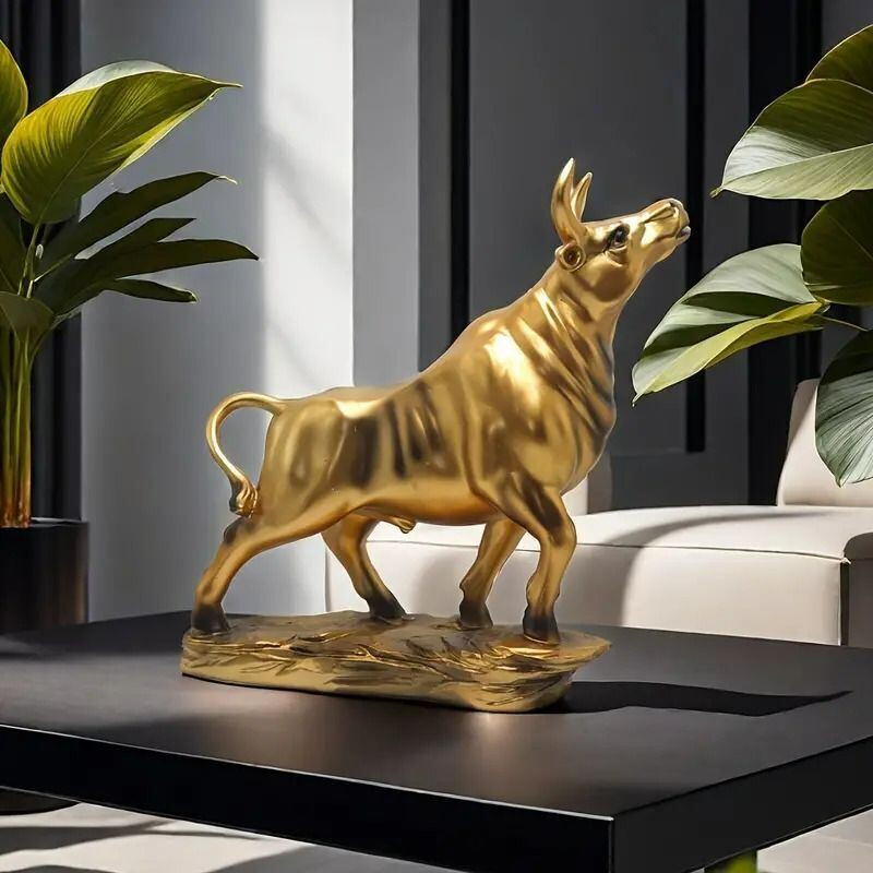 オブジェ 牛 ゴールド おしゃれ かわいい インテリア 置物 像