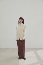 DU250734 Suede Long Skirt