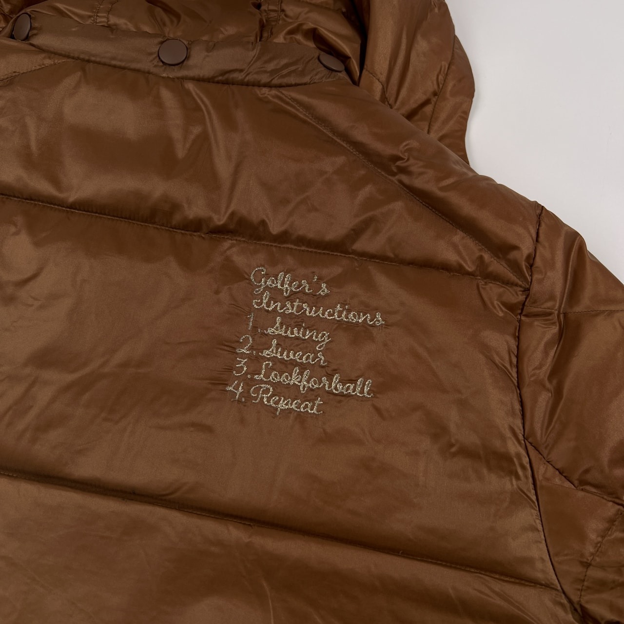 ZOY ゾーイ フード付き ダウンジャケット サイズ 40 /ゴルフ/レディース/スポーツ/ブラウン