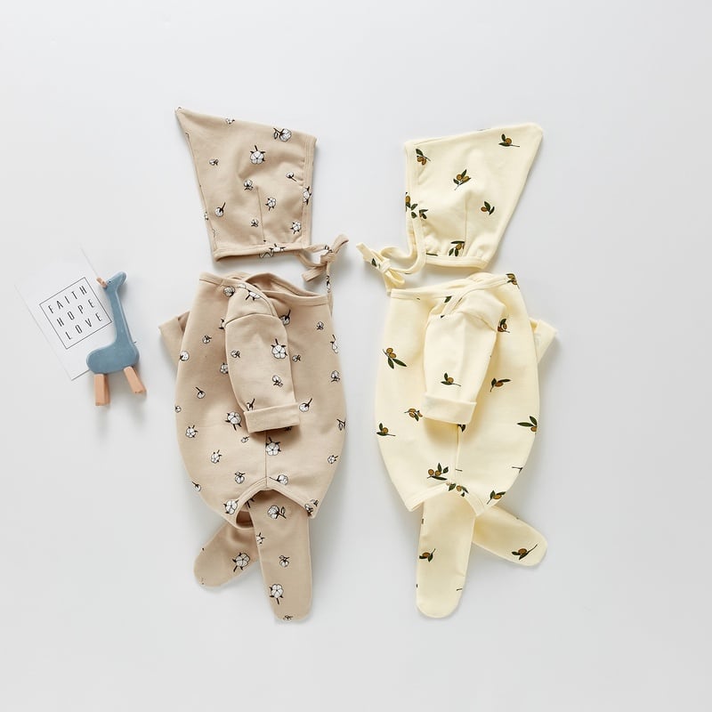 【BABY】韓国風 秋新作長袖ロンパースセットアップ