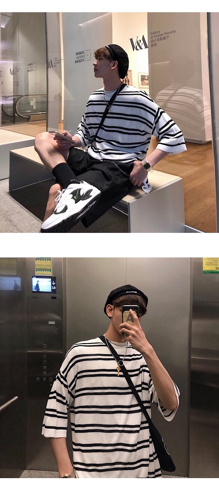 全3色 Tシャツ カットソー ボーダー カジュアル おしゃれ