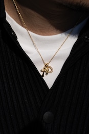 3/28(sat)予約発売【Twin Cross Luxe Necklace】/ GOLD