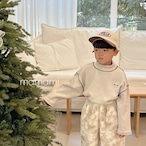 130-140 / mamami. line stitch pollar T〔ウインターステッチT〕