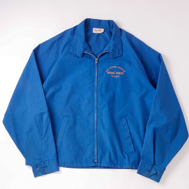 【逸品】70s Vintage Special swing top jacket  blouson made in USA big Size 50 /  70年代 スペシャル ヴィンテージ スウィングトップ ジャケット USA製 サイズ50 実寸XXL ブルー ビッグサイズ ミントコンディション