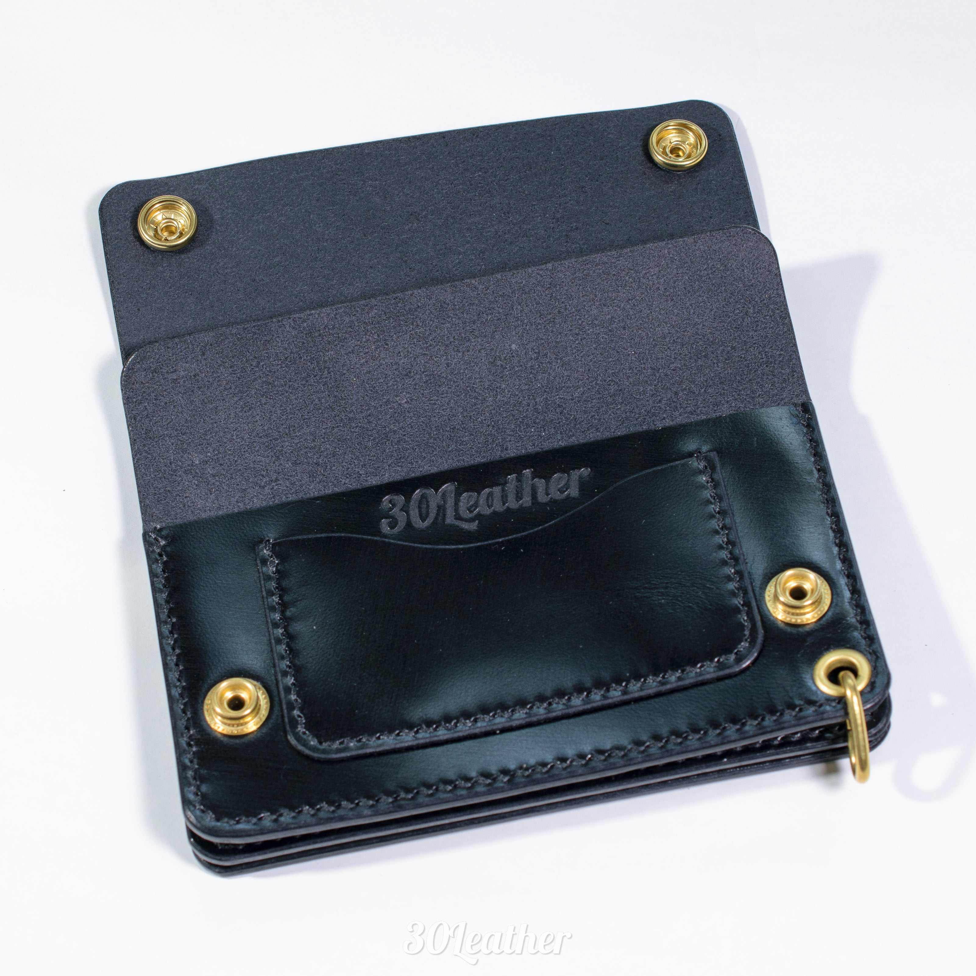 IBIZA BLK MTW-001 ミドルトラッカーウォレット | 30Leather
