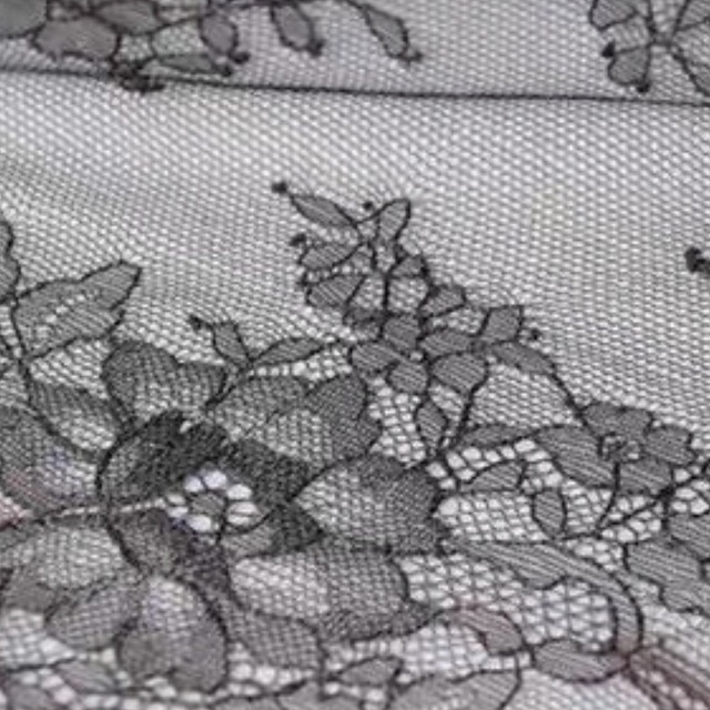 Sheer lace tulle skirt C1437