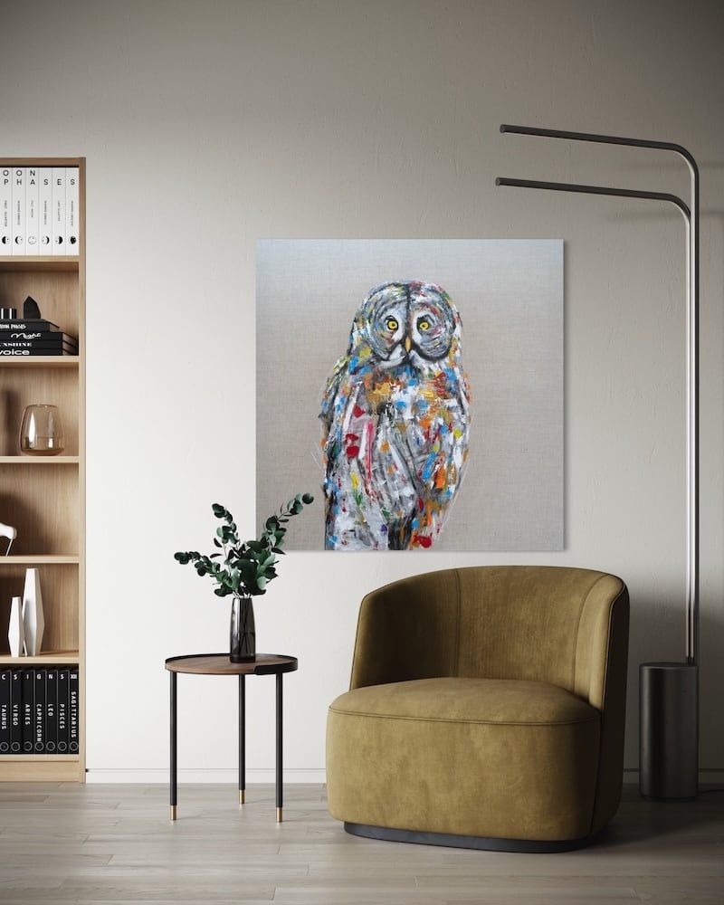 owl / フクロウ / 梟の現代アート作品 絵画販売 | TOMOYA GALLERY STORE