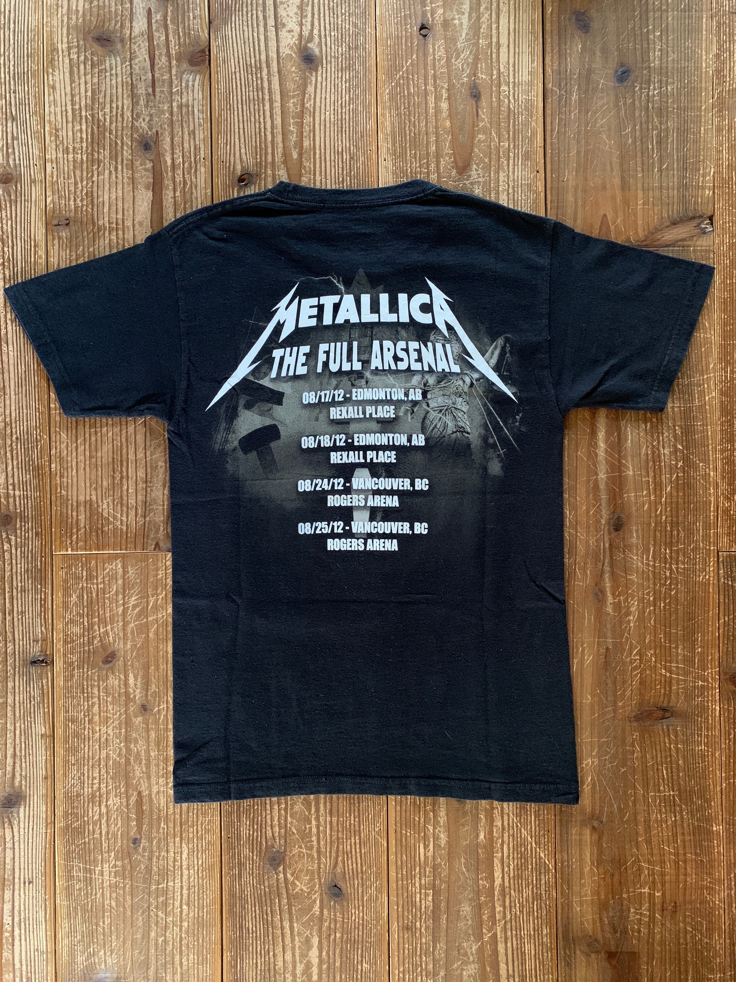 Hanes METALLICA "THE FULL ARSENAL" 両面プリント Tシャツ