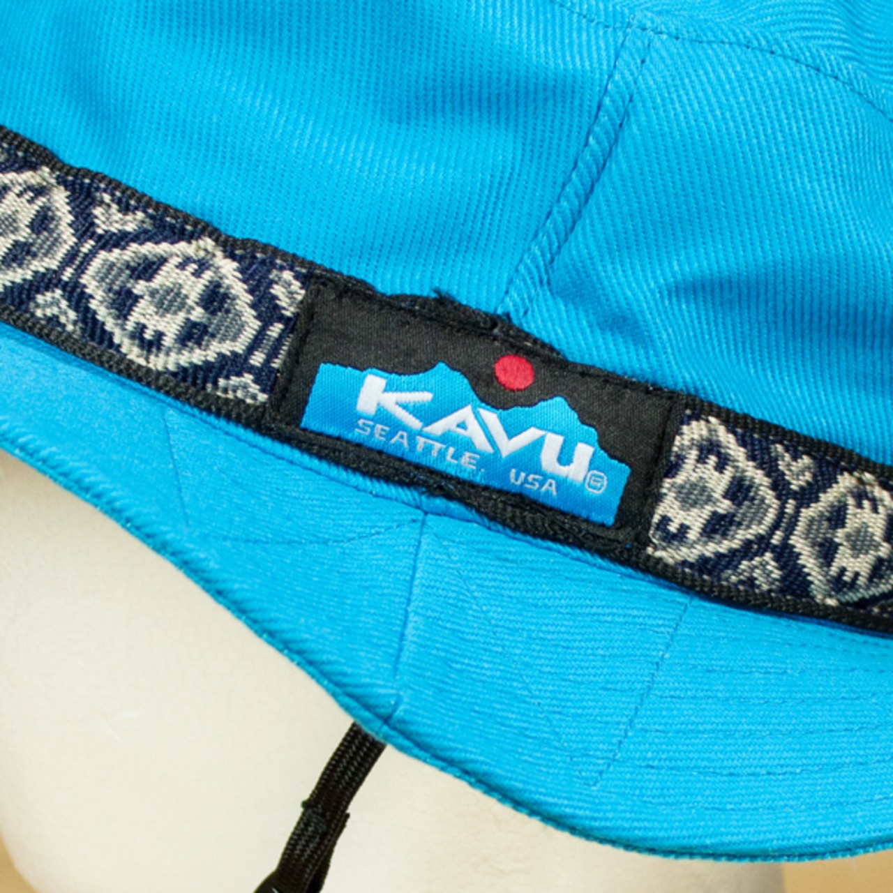 ［KAVU］キッズストラップバケットハット｜Turquoise