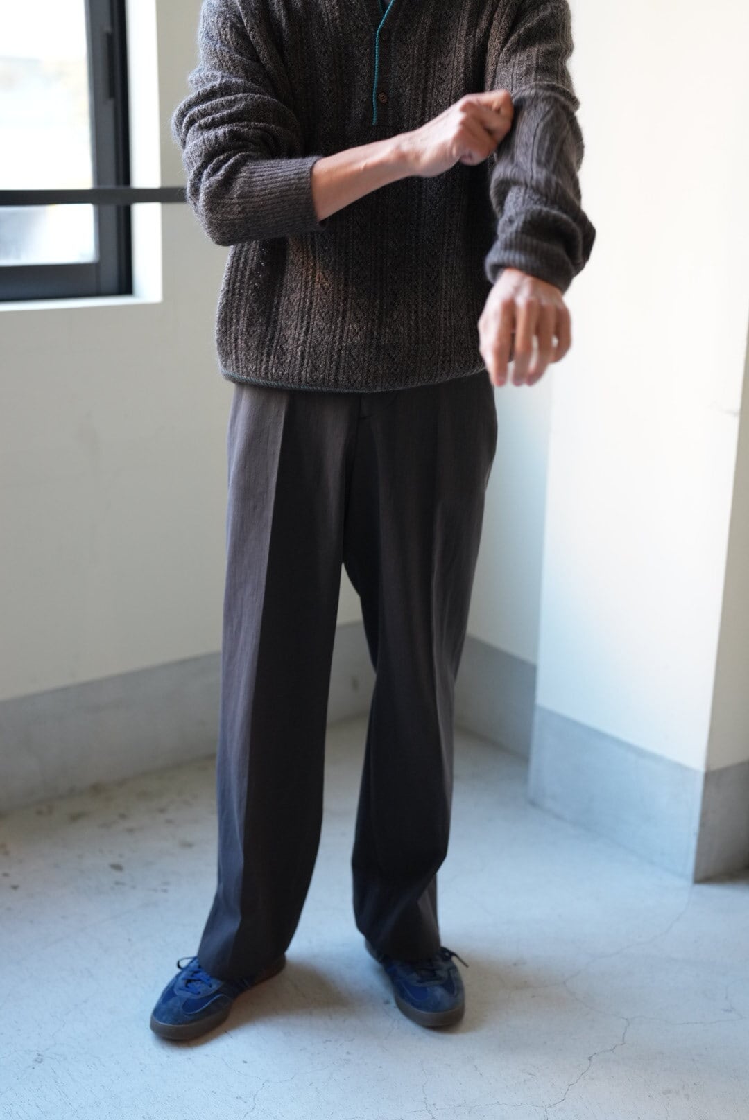 パンツ MAATEE&SONS CHINO TROUSER GRAYSHAMBRAY MAATEE&SONS CHINO TROUSER -GRAYSHAMBRAY- | TOMMY'S KURAMAE