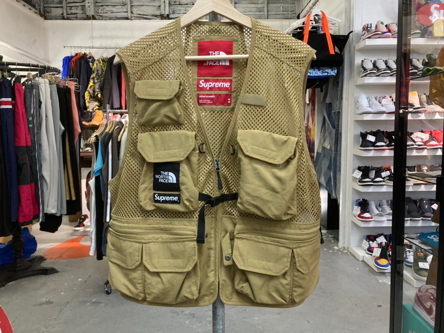 Supreme × THE NORTH FACE CARGO VEST GOLD MEDIUM 130KE5218 | BRAND 