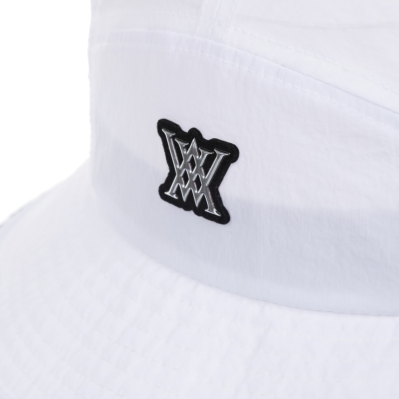 W Visor Logo Point Nylon Bucket [サイズ: S (AGCUWCP42WHS)] [カラー: WHITE]