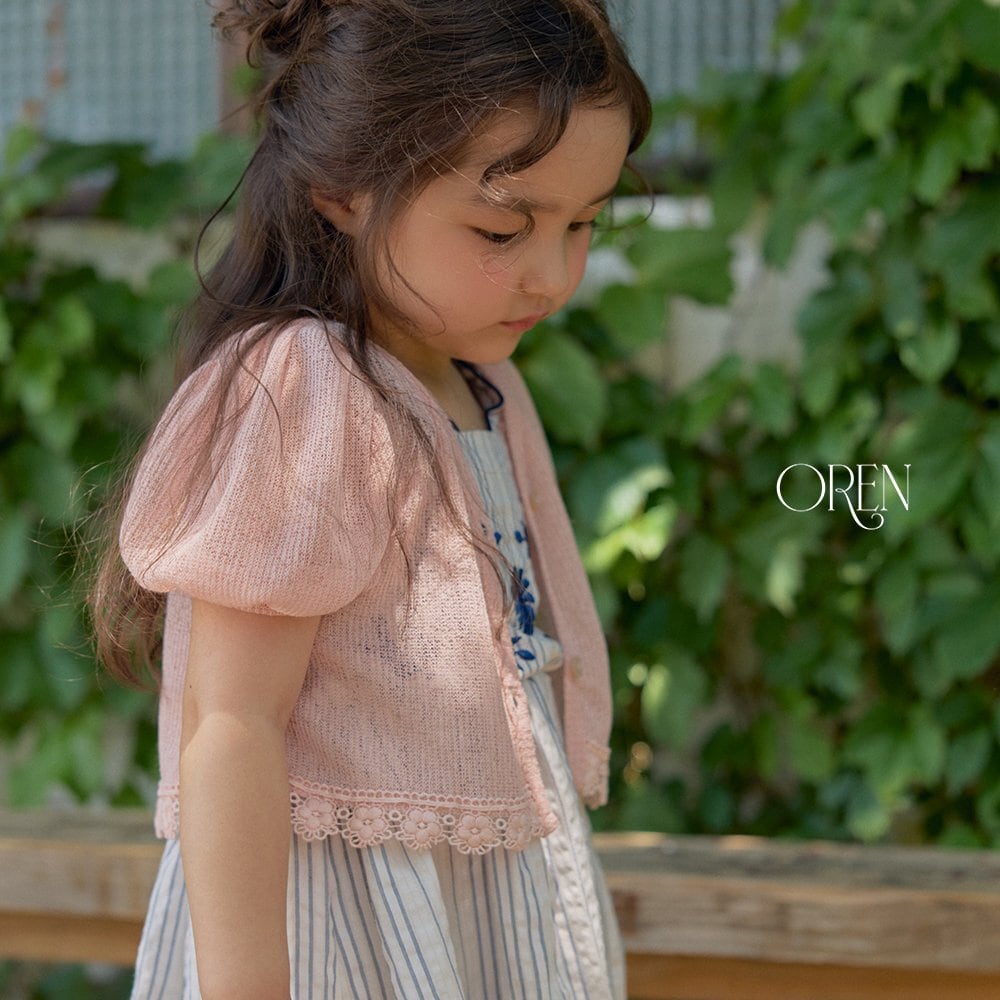 【6/11〆予約】<OREN> Chacha linen cardigan