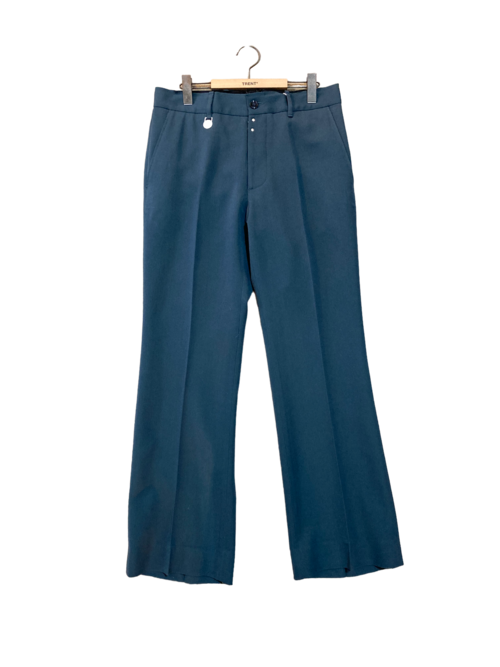 MM6(エムエムシック)/WOOL FLAIR PANTS GREEN S62KB0117