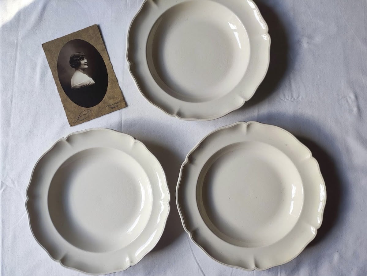 花リムプレート / Villeroy&Boch ビレロイボッホ / 深皿 A【V-23