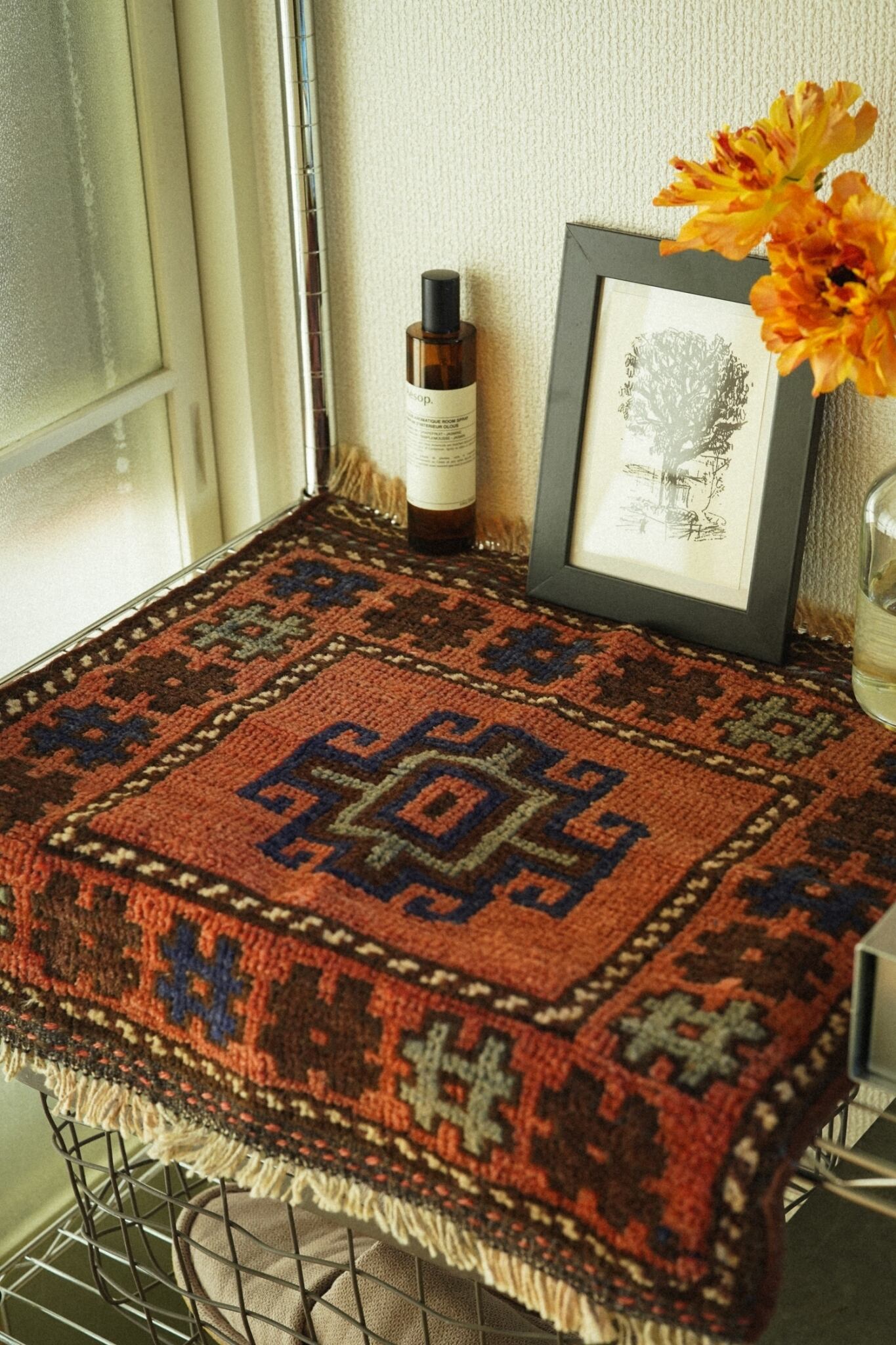 1030 -Vintage Baluch rug