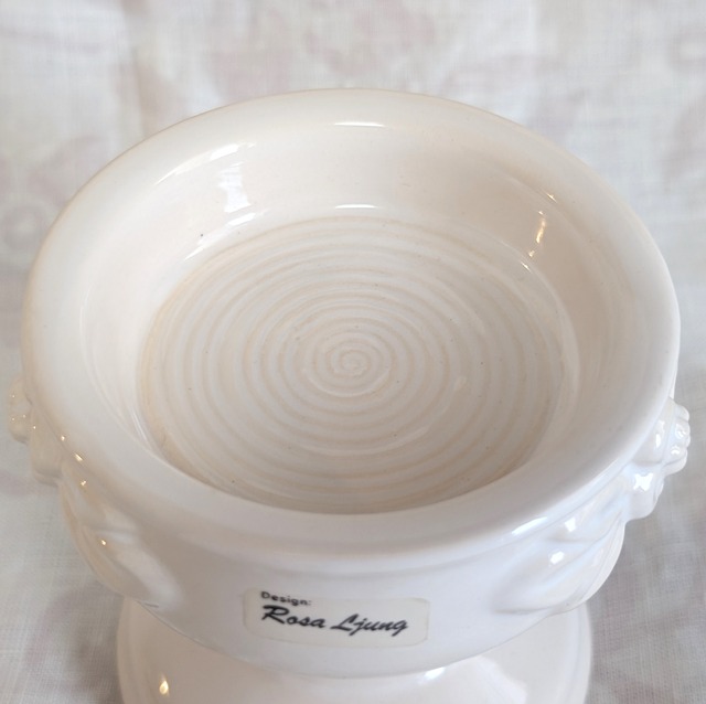 DECO社 Rosa Ljung ロサ・ユング 白いキャンドルホルダー