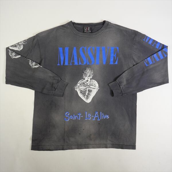 Size【XL】 SAINT MICHAEL セント マイケル 23AW LS TEE/MASSIVE BLACK