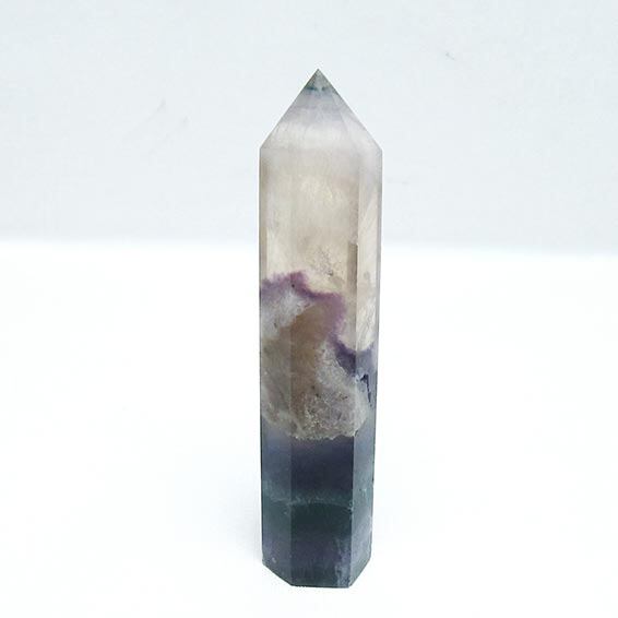 フローライト 六角柱 蛍石 一点物 142-8431