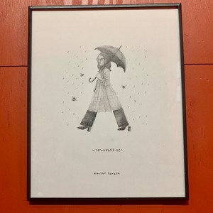 【mariko hanada】原画作品「とつぜんはがれたくつぞこ」