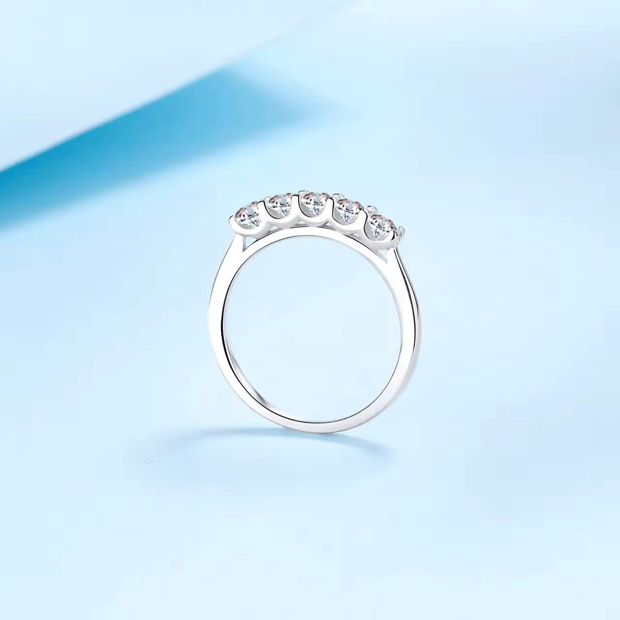 newデザイン】0.5ct モアサナイト ダイヤ リング k18 【公式通販】
