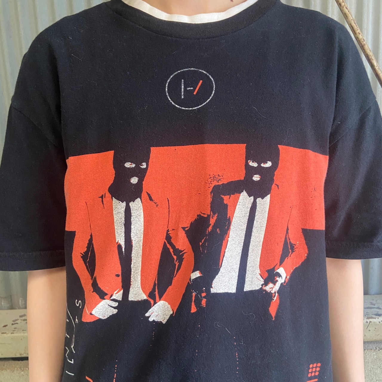 トゥエンティ・ワン・パイロッツ ロック バンドTシャツ メンズM 古着 
