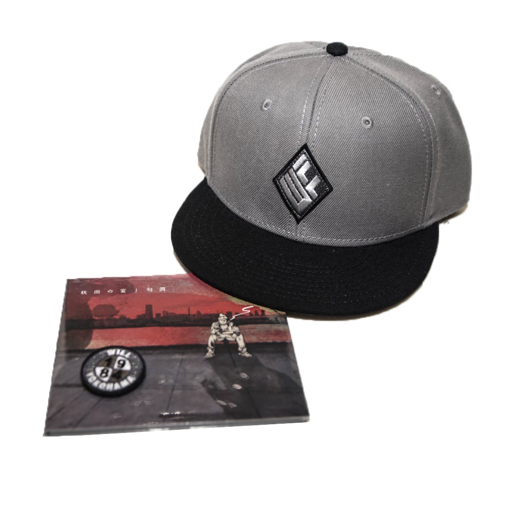 WILL SNAPBACK CAP (GREYxBLACK) + 句潤"秋雨の宴" SET