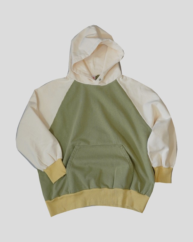 CC THREE TONE HOODIE OLV