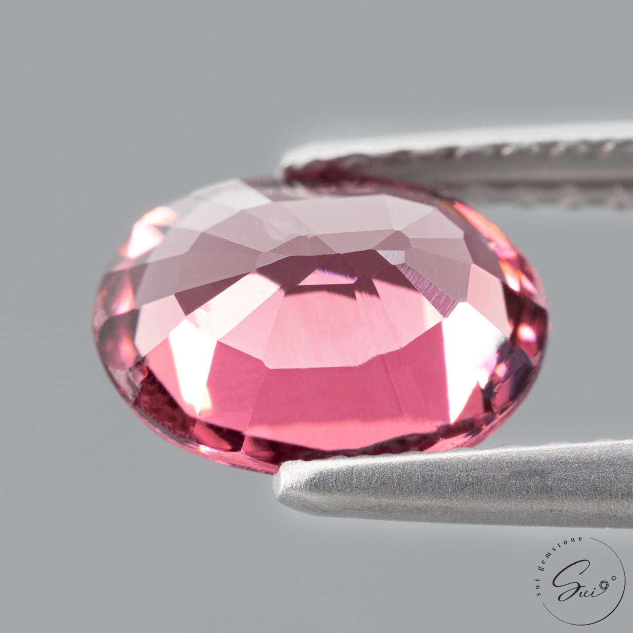 天然【非加熱】スピネル・帯紫赤色 1.688ct 日独鑑別書 | SUI GEMSTONE