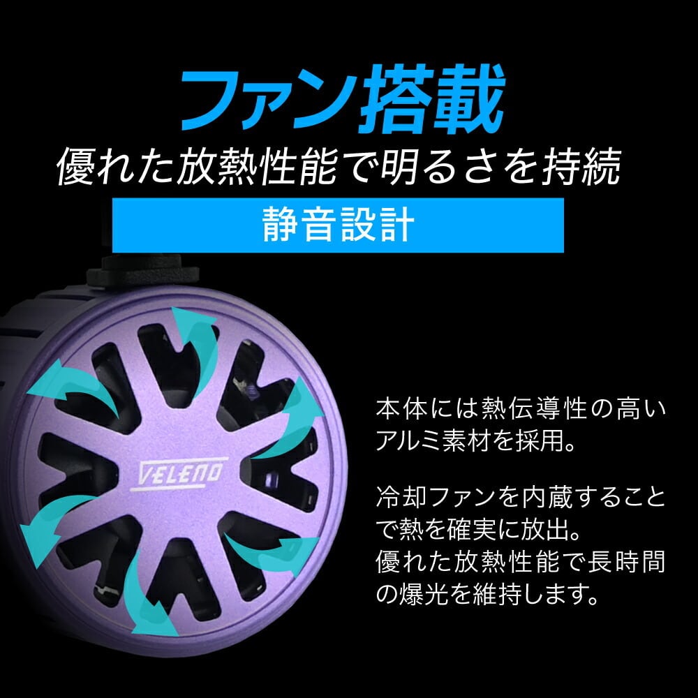 VELENO MORTALE イエロー 11700lm / ホワイト 11000lm LEDフォグランプ