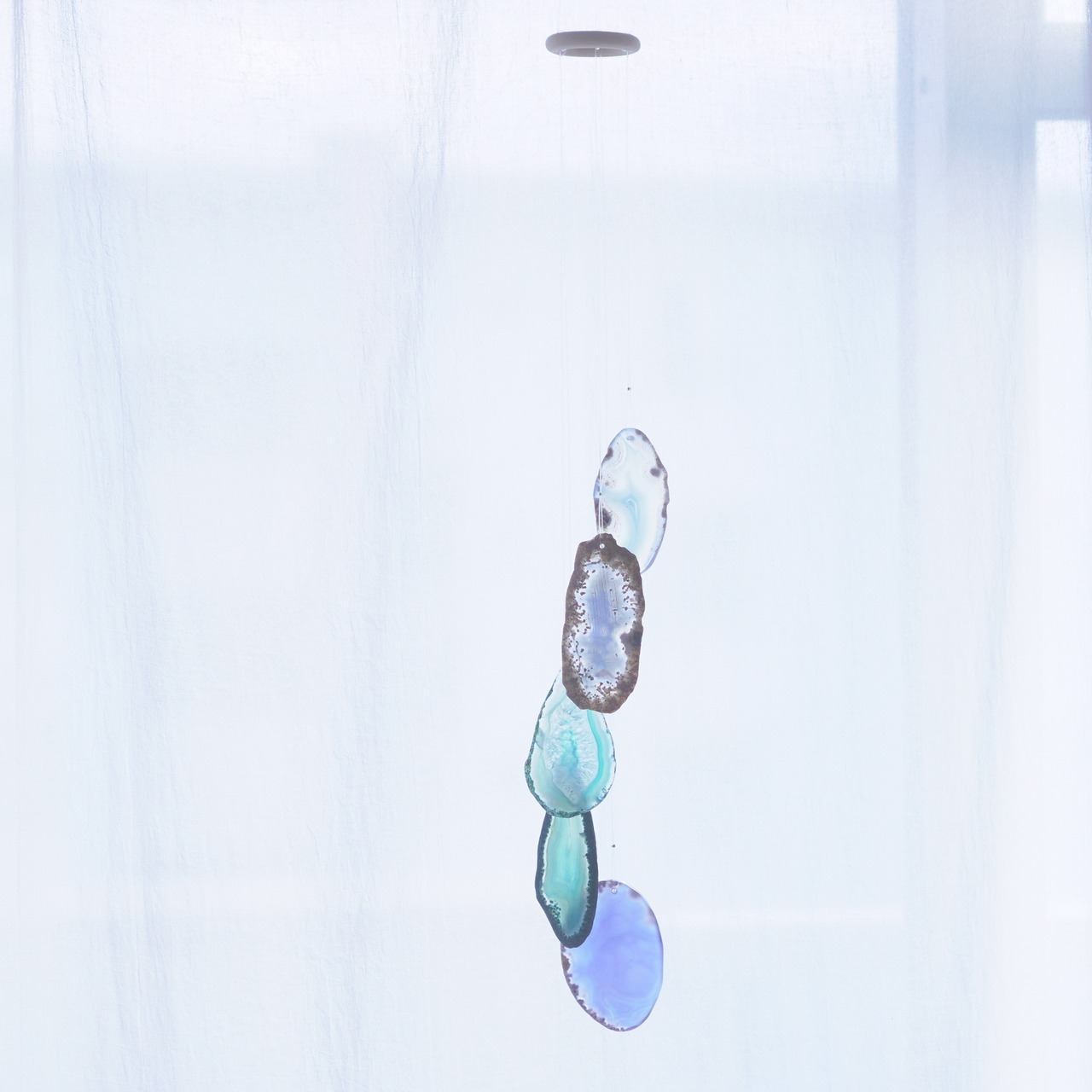 Ice Water 09 - アゲートヒーリングチャイム / Agate Sun Catcher Wind Chime 399