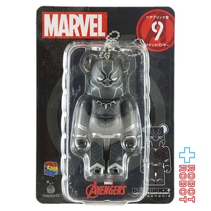 メディコム Happyくじ マーベル BE@RBRICK ベアブリック賞 9 ブラックパンサー  未開封