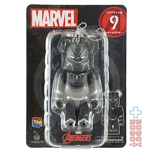 メディコム Happyくじ マーベル BE@RBRICK ベアブリック賞 9 ブラックパンサー  未開封