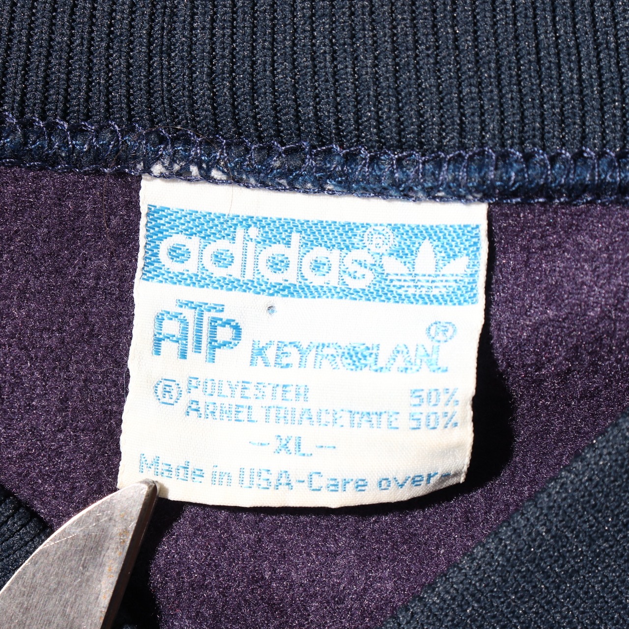 極美品 XL 80s ATP adidas ネイビートラックスーツ アディダス ジャケット パンツ