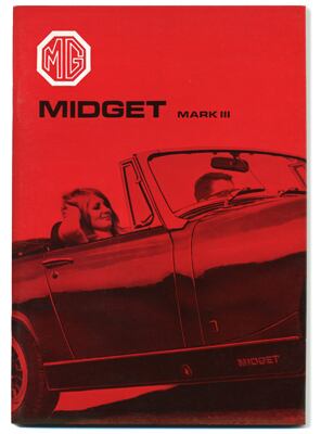 MG ミジェット MK3 ・ドライバーズ・ハンドブック・1967-72・(US)