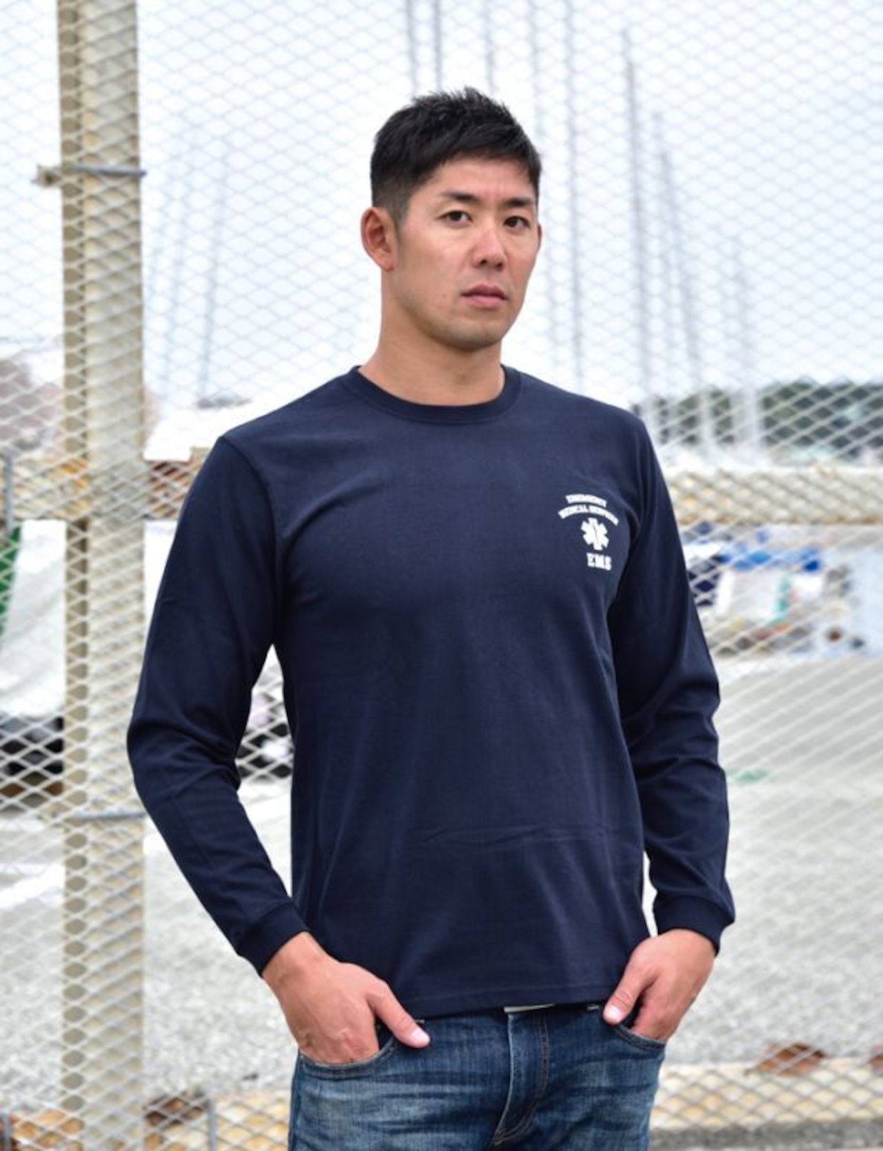 GUARD ガード JapanEmsハイグレード 長袖 Tシャツ LS-225  ls-225 メンズ アウトドア レスキュー ライフセービング