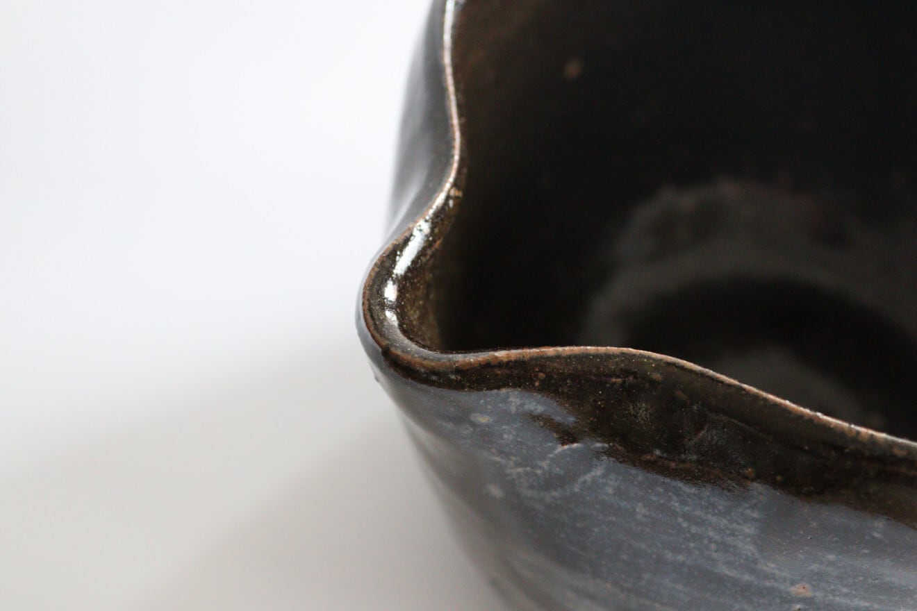 成井窯 片口鉢 | ao+水玉