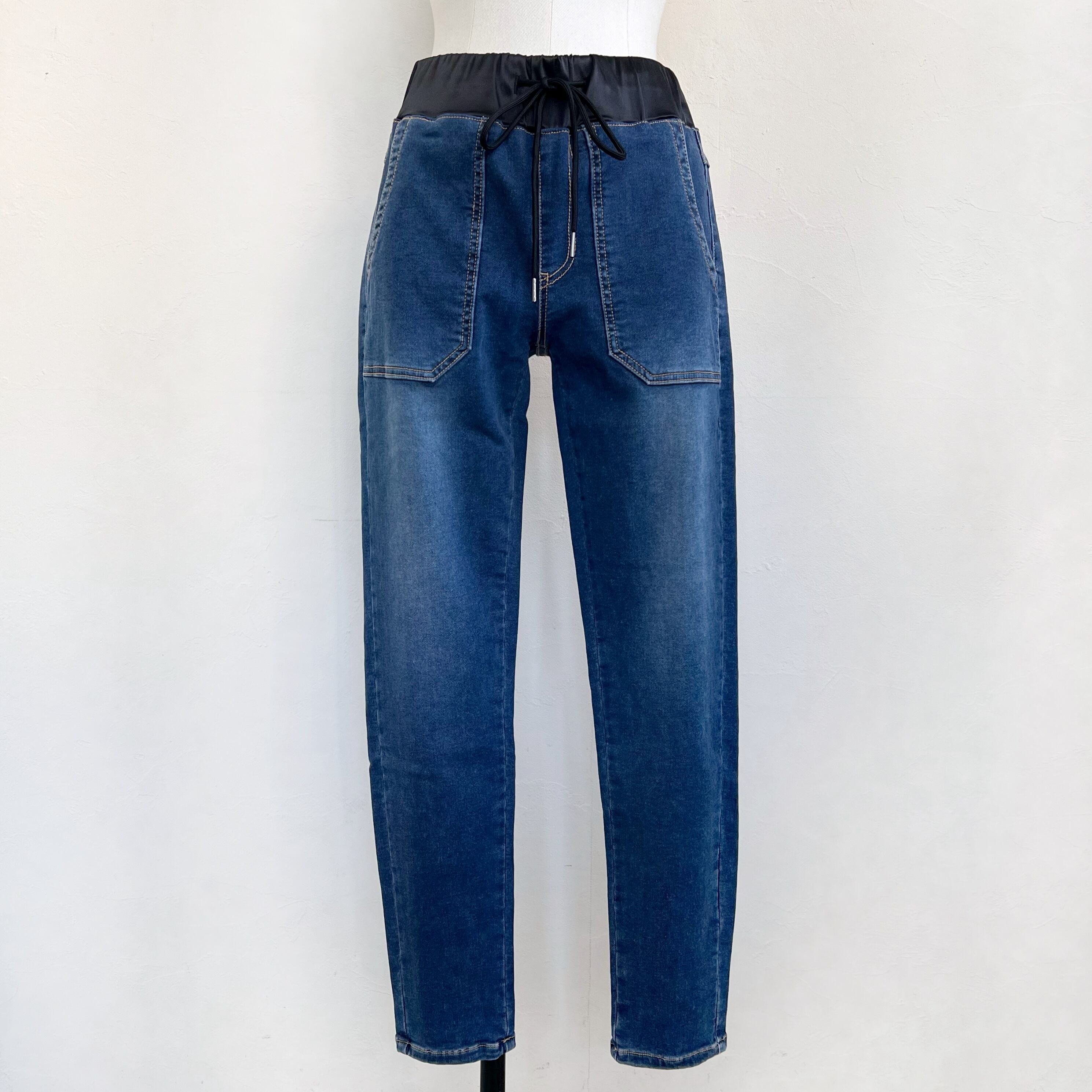 残り僅か!SYSORUS×akko3839 サテンウエストストレッチデニム 残り僅か!SYSORUS×akko3839 サテンウエストストレッチデニム