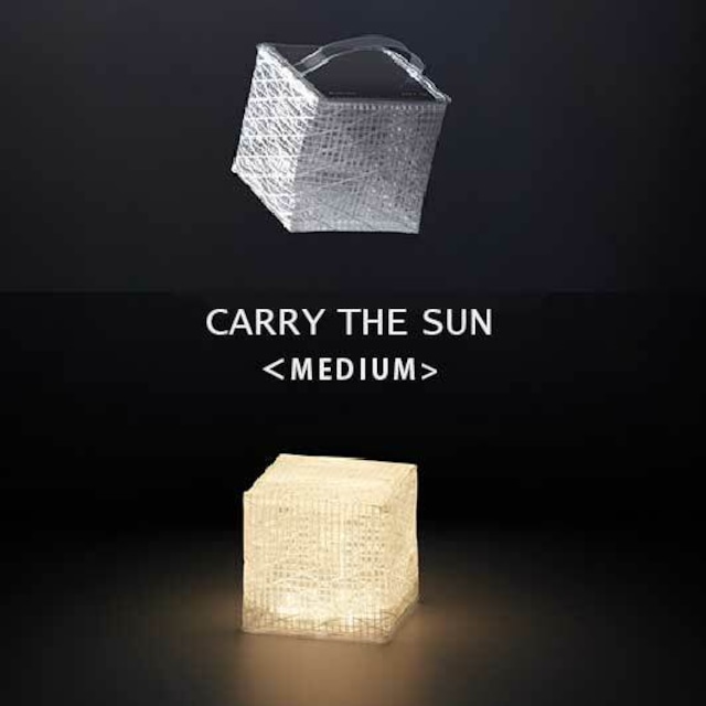 CARRY THE SUN キャリーザサン  Medium 折りたたみ LED ランタン 太陽光充電