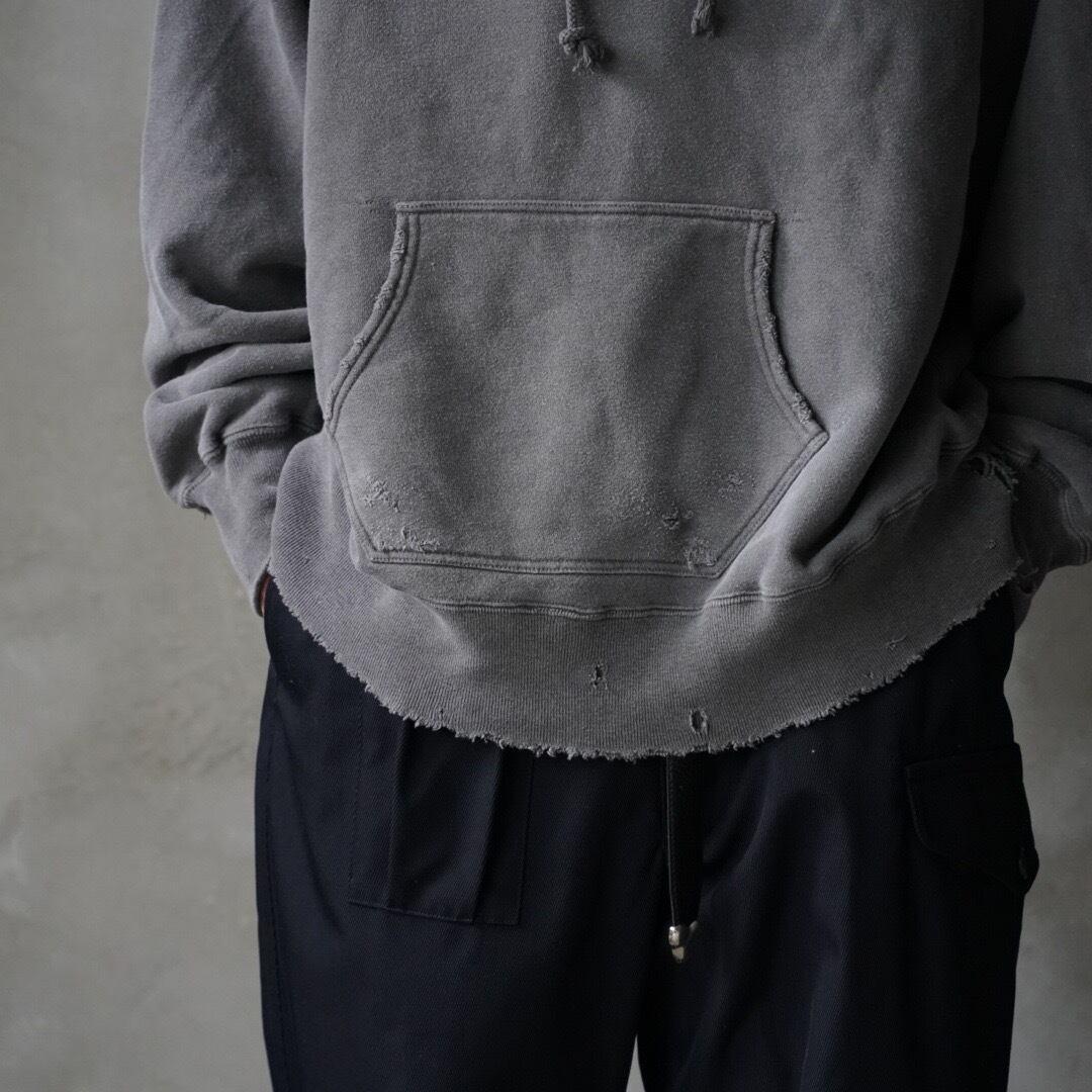 Ancellm / DYED DAMAGE HOODIE / ANC-CT32 / アンセルム