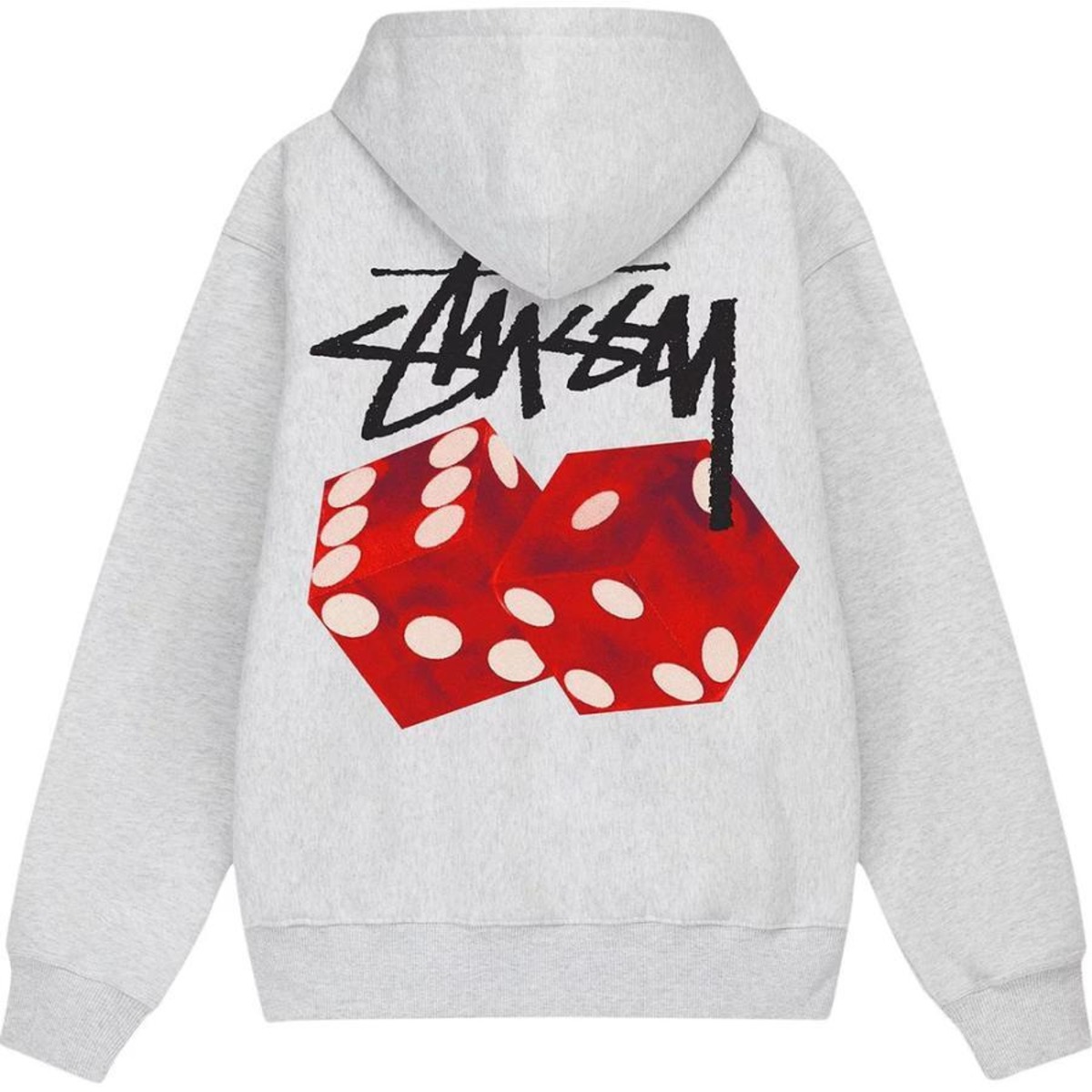 STUSSY バック ダイス プリント パーカーフーディー 新作 男女兼用 