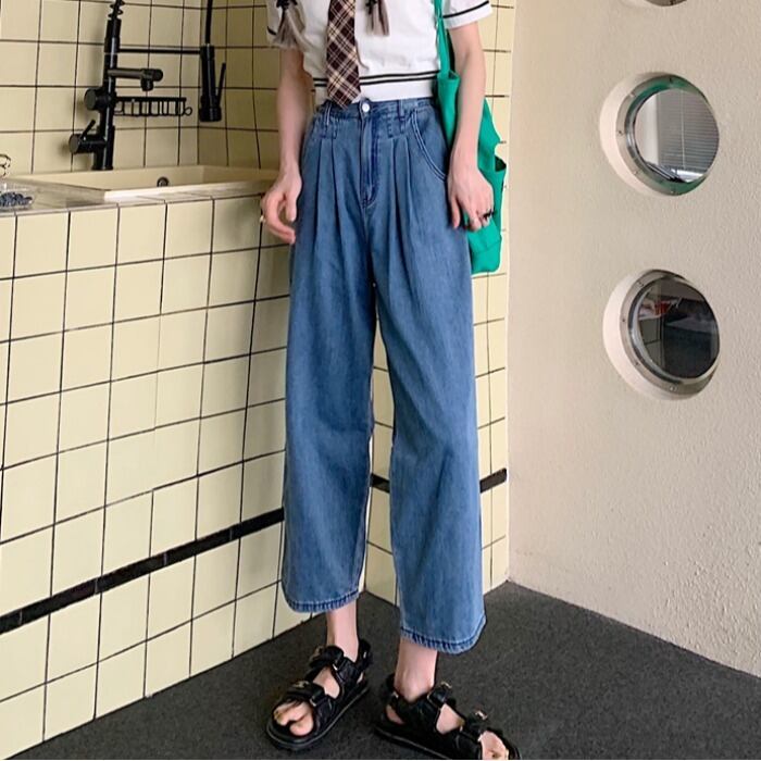 スタイルルーズパンツ サマー薄手ストレッチカジュアルスタンダードワイドレッグ レトロ ストリート エラスティック 伸縮 夏物 ワイドパンツ ケッペル2873182331